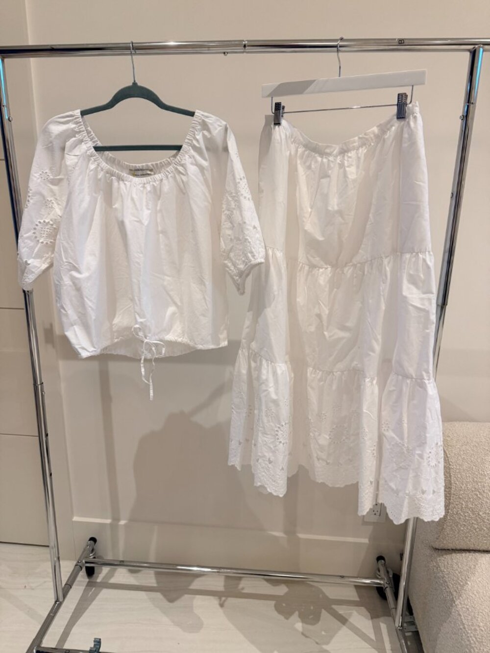 White outfit set - Kerri Rosenthal